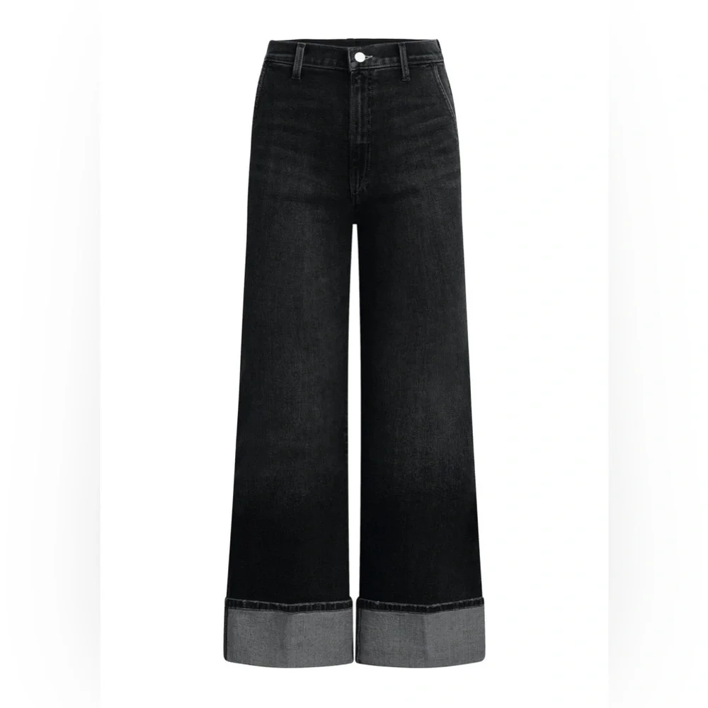 Joe's Jeans Dark Wide-Leg Denim - Picture 4 of 14